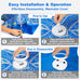 Qraxond Rechargeable Touch Activated Hide and Seek Kitten Toy for Indoor Cats, Blue
