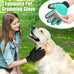 Upgraded 8-in-1 Zinc Alloy Dog Wash Hose Nozzle with 100cc Soap Dispenser and Pet Grooming Glove