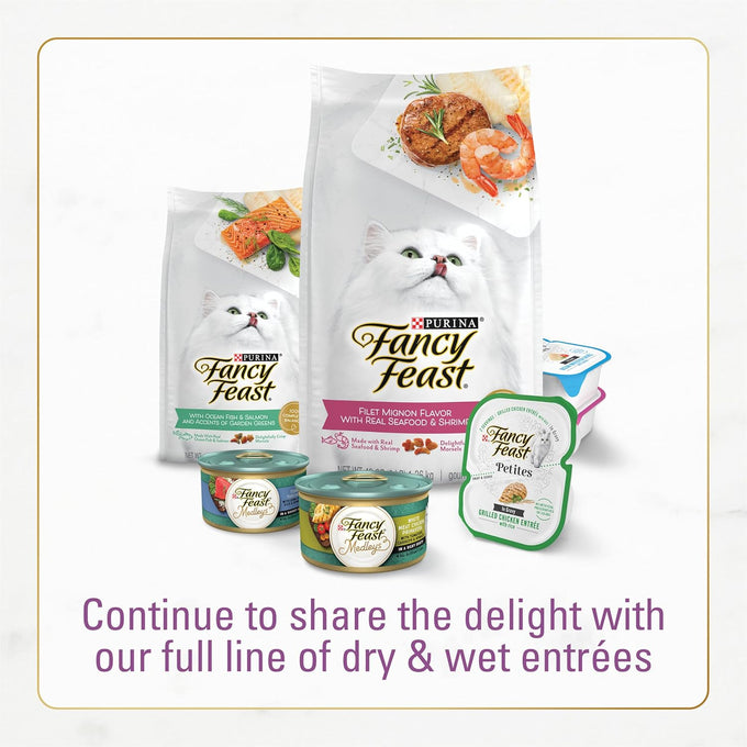 Fancy Feast Purina Savory Farm-Raised Chicken and Turkey Dry Cat Food, 3 lb Bag