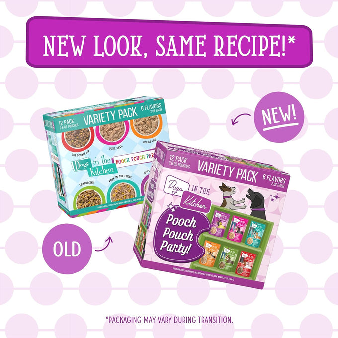 Weruva Dogs in The Kitchen Variety Pack Pouch Wet Dog Food