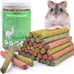 Bissap 36PCS natural timothy hay oat carrot bunny chew toys and treats for rabbits bunnies chinchillas guinea pigs hamsters and small animals