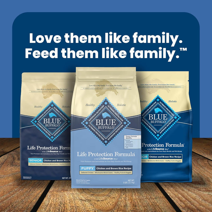 Blue Buffalo Puppy Dry Dog Food, Chicken & Brown Rice, 5 lb