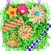 katumo bird toys parakeet grass mat foraging toy parrot shredding hanging for cockatiel lovebird parakeet budgie