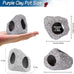 ameliade medium aquarium decorations ceramic cave fish tank accessories rock decor for small fish