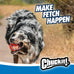 Chuckit! 12M Sport dog ball launcher for medium 2.5" balls, 20-60 lb dogs, 12" handle, made in USA, blue