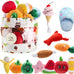 nocciola dog squeaky toys, small plush toys with squeakers, 12 pack for small medium size dogs