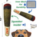Nestpark Doggy Doobie plush squeaky toy for medium, small, and large dogs cool stuffed gift