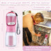 Cibaabo 12oz and 20oz Dog Water Bottle with Food Container & Poop Bag Holder