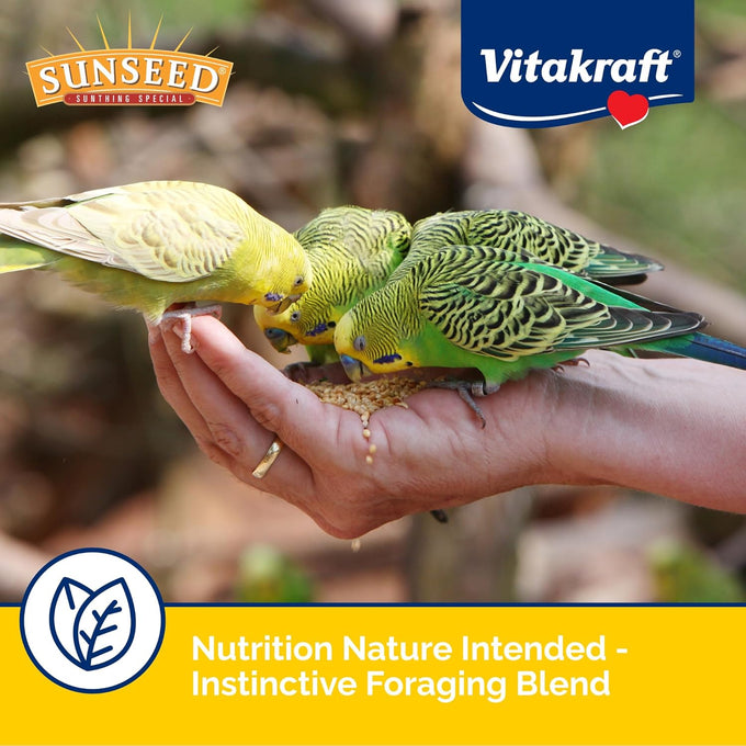 sunseed vita prima parakeet food 2lb  grains seeds vegetables fruits and live micro organisms
