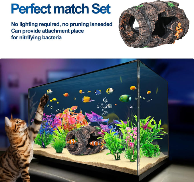 cousduobe starfish barrel aquarium plants betta fish tank decorations 1pc 8pcs 2.8in 4in