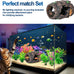 cousduobe starfish barrel aquarium plants betta fish tank decorations 1pc 8pcs 2.8in 4in