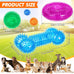 Yunsailing 9 piece dog squeaky toys set, TPR rubber pet chew toys for small medium size dogs teething and training
