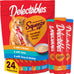 Delectables squeeze up variety pack 72 tubes grain free cat treats 0.5 oz each
