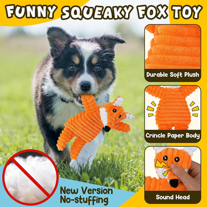 Zeaxuie 9-pack puppy toys bundle for small dogs, teething toys, squeaky plush and rope chew toys