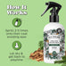 poo-pourri furrest fresh dog deodorizing spray, 8 fl oz, paraben & sulfate-free, fir, amber, & cedarwood scent