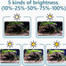 hygger 14w clip on aquarium LED light with 7 colors and adjustable timer for planted tank 12~20in
