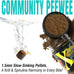 Xtreme Xtreme Community Peewee 1.5mm Pellets: USA Farm Grown, Slow Sinking for Community Fish, 5oz