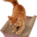 SmartyKat Super Scratcher Chaise Cat Bed with Catnip Infusion Technology, Brown, One Size