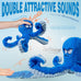 legend sandy blue octopus crinkle squeaky dog toys for large aggressive chewers durable tough