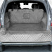 PETICON SUV cargo liner for dogs, waterproof pet cargo cover with bumper flap protector, non-slip, large universal fit, black