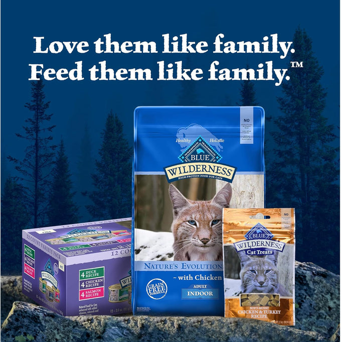 Blue Buffalo Wilderness Wild Delights Minced Wet Cat Food, 24 cans, 5.5-oz, Grain-Free, High-Protein