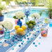 DomeStar 150PCS Assorted Blue Fake Ice Rocks, Aquarium Gravels for Fish Tanks Decorations and Home Table Scatter
