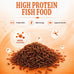 High-Protein Freeze-Dried Bloodworms Fish Food for Goldfish, Betta, Cichlids, Guppies, Tropical & Saltwater Aquarium (30Z)
