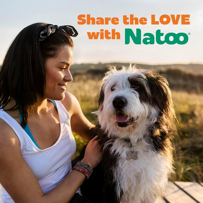 Nattoo chicken sweet potato broccoli dog treat topper for picky eaters and puppies 3 oz case of 20