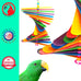 Bonka Bird Toys 867 Big Stick 9.50" medium parrot chew cage toy for Conure Quaker Pionus