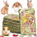 timothy hay rabbit chew toys for guinea pigs hamsters chinchillas gerbils teeth grinding 12pcs