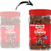 Milk-Bone Soft & Chewy Dog Treats, Made with Real Beef & Filet Mignon, 25 Ounce Canister for Dogs of All Ages