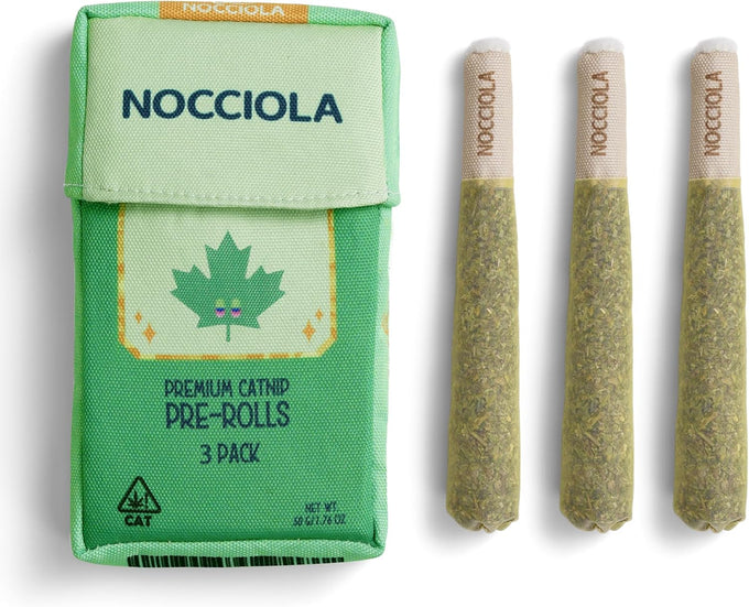 Nocciola 3 pack catnip toys for cats, funny cat toys with 100% pure organic catnip, safe kitten teething chew and kicker toys