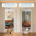 Interactive Automatic Cat Toy with Rechargeable Battery, Hanging Door Cat Teaser for Exercises, Fun Games, Boredom Relief