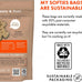 Buddy Softies 8 oz Bag of Soft & Chewy Dog Treats, Peanut Butter Flavor, Made in USA with Whole Grain Ingredients