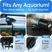 Fishnosh 2026 Automatic Fish Feeder for Small to Big Aquariums and Pond, Blue, Programmable Up to 9 Feedings