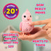 Little Live Pets my really real talking bird toy & cage rosie interactive voice repeating toy for kids 5-7
