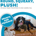 outward hound hedgehogz soft plush hedgehog dog toy, grunts & squeaks, xl, 12" x 8.5" x 9"