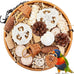 natural bird toys rattan foraging box parrot cockatiel lovebird parakeet budgie medium size non-toxic material