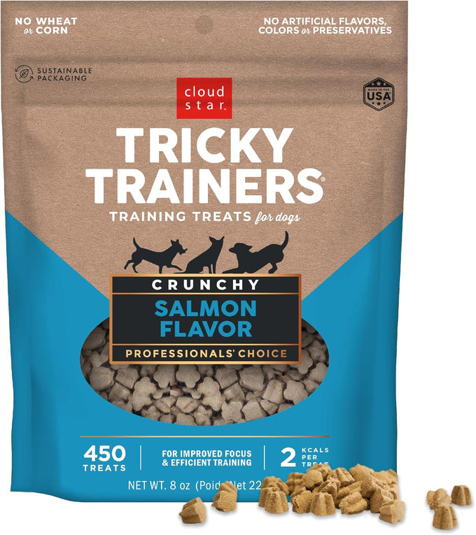 Cloud Star Tricky Trainers 12 oz. Cheddar Flavor Low-Calorie Dog Training Treats for Small Medium Large Breeds 680 Pieces