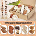 Bird Toys Parrot Natural Foraging Box Medium for Parakeets, Cockatiels, Conures, Small to Medium Birds Cage Accessories
