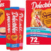 Delectables squeeze up tuna with salmon and catnip, 48 tubes, 0.5 oz, grain-free, no added fillers