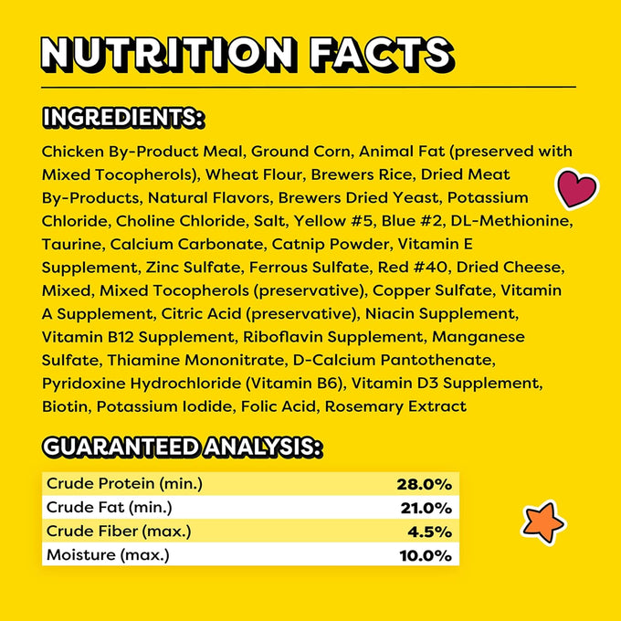 Temptations cat treats, 30 oz. tub, crunchy and soft, catnip fever flavor, low calorie, adult cat