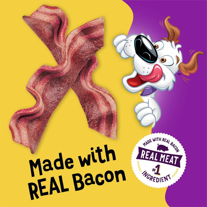 Purina Beggin' Strips Original Bacon Dog Treats, 26 oz. Pouches, Pack of 2