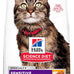 Hills science diet adult sensitive stomach chicken and rice dry cat food 7 lb bag