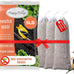 Happy Wings 5-pound Nyjer/Thistle Seeds with 3-pack Empty Sock Bird Feeders for Year-round Wild Bird Food Supply
