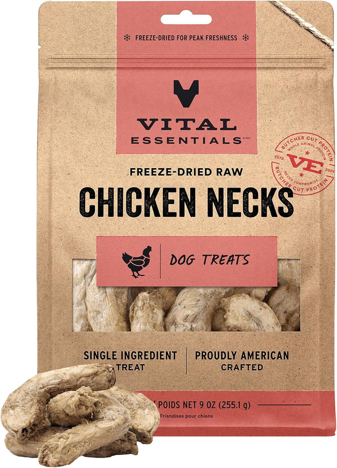 vital essentials freeze dried raw chicken heart dog treats single ingredient premium quality grain free 1.9 oz bag