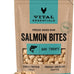 Vital Essentials Salmon Bites, Single Protein, Grain-Free, Freeze-Dried Dog Treats, 2.5 oz Bag