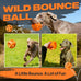 fida natural rubber dog balls for aggressive chewers 4.5 x 4.5 inches non-toxic durable
