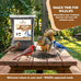 15 LB Black Oil Sunflower Seeds for Birds - Premium Wildlife Food - Non-GMO - Grown in the USA