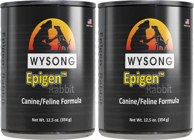 Wysong Epigen 95% Rabbit Meat canned pet food for dogs and cats